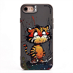 Задняя накладка SC335 для iPhone 7/8/SE 2022  (тигр) (gray)