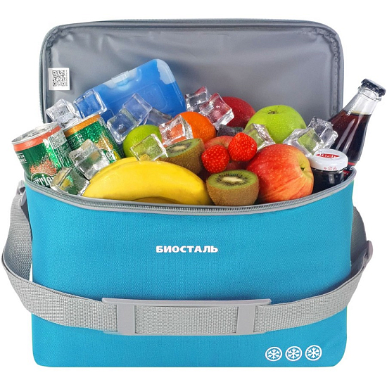 Сумка-холодильник БИОСТАЛЬ "КАНТРИ" TCD-10B, лазурный, 10л