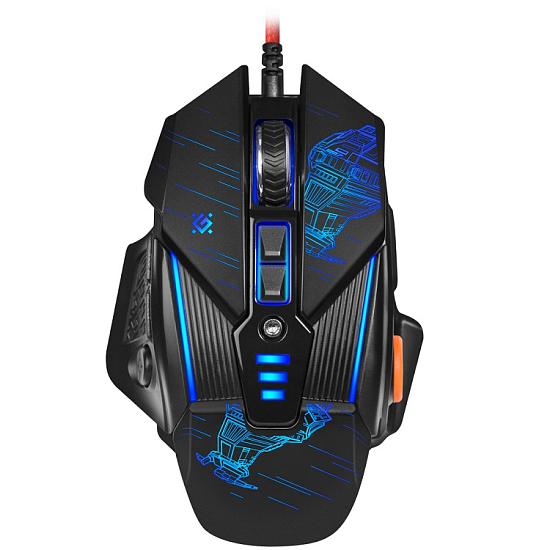 Мышь DEFENDER sTarx GM-390L черная, USB