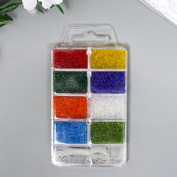 Набор бисера для рукоделия "Zlatka" ассорти прозрачный 7641232