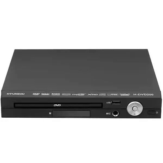 DVD плеер HYUNDAI H-DVD200 черный