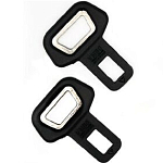 Заглушка ремня безопасности металл в пластике к-т 2шт.