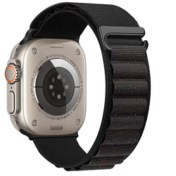 Нейлоновый ремешок HOCO WA20 для APPLE Watch 42/44/45/49mm, starlight black dot