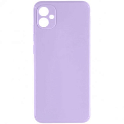 Задняя накладка ZIBELINO Soft Matte для Samsung Galaxy A04e 4G (сиреневый) с микрофиброй