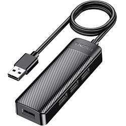 USB-Хаб Kakusiga KSC-1409-H 4USB 2.0 1.2 м на USB черный