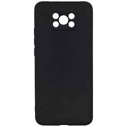 Задняя накладка ZIBELINO Soft Matte для Xiaomi Poco X3/X3 Pro (черный) защита камеры