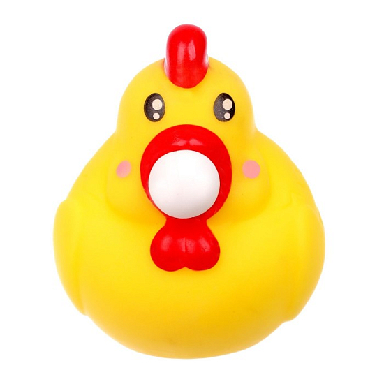 Мялка «Курочка» надувает шарик