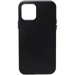 Задняя накладка LEATHER CASE MAGSAFE для iPhone 15 PRO MAX (С АНИМАЦИЕЙ) Черный