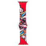 Силиконовый ремешок ApW01 для Apple Watch 42/44/45/49mm (014) (red)