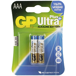 Элемент питания GP LR03 BL-2 ULTRA Plus (20/160)