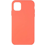 Силиконовый чехол STR Soft Touch для iPhone 11 Pro Max (оранжево-розовый)