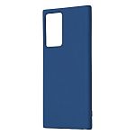Задняя накладка SILICONE CASE для Samsung Galaxy Note 20 Ultra (Синий)