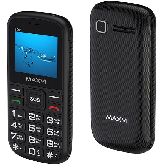 Телефон Maxvi B201 black
