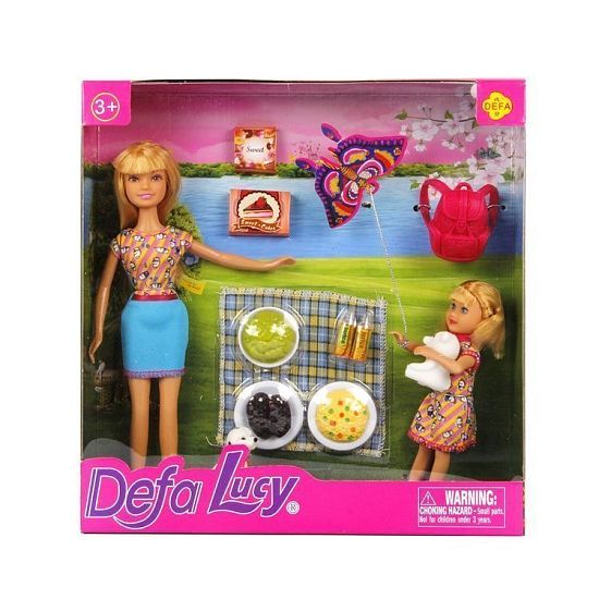 Кукла DEFA Lucy "Пикник" (22,5 см, 14 см, аксесс.)
