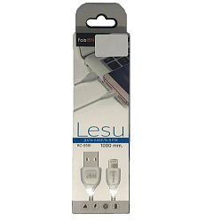 Кабель USB <--> Lightning  1.0м FAISON Lesu RC-050i белый