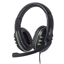 Наушники RITMIX RH-555M Black/Green