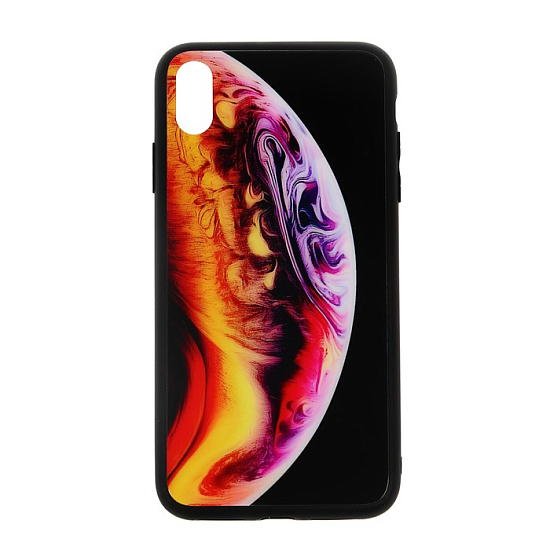 Чехол LuazON для телефона iPhone XS Max, силиконовый, рисунок планета   4365628