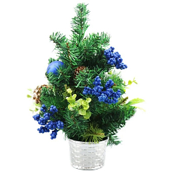 Ёлка искуственная декорированная ВОЛШЕБНАЯ СТРАНА SY15CJHW-012A 45 см арт.003272