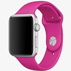 Силиконовый ремешок ISA для Apple Watch 38/40mm Sport Розовый