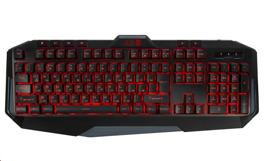 Клавиатура JET.A GamingLine K19 чёрная, USB