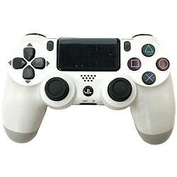 Геймпад БП для SONY PS4 Dual Shock White (Original) (Б/У)
