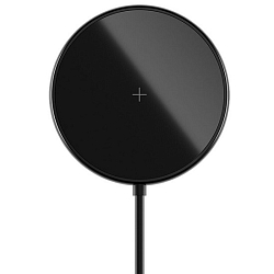 Беспроводное ЗУ OLMIO Magnet Charge, QI Fast Charge 15W черное