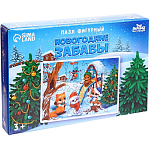 Пазл фигурный «Новогодние забавы»