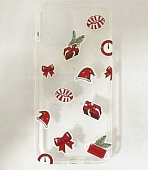 Задняя накладка GRESSO. Коллекция Рождество для iPhone 12 Pro Max  прозрачный