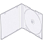Футляр 1CD SLIM (прозрачный) (200)