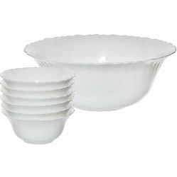 Набор салатников 7 пр. без деколи: 12,5 см 6 шт., 20 см 1 шт. арт.OW-7A5