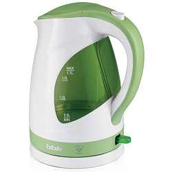 Чайник электрический BBK EK1700P белый/зеленый