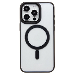 Задняя накладка SM004 SafeMag для iPhone 15 Pro Max (black)