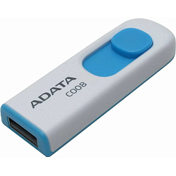 USB 64Gb A-Data C008 белый/голубой