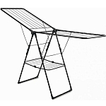 Сушилка НИКА 21 для белья двухуровневая цв. ЧЕРНЫЙ (181х51х93) СБ8П/Ч