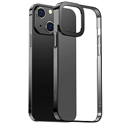 Силиконовый чехол BASEUS для iPhone 13 Black (Glitter Phone Case)