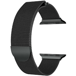 Металлический ремешок Inax на Apple Watch 42/44/45mm Черный