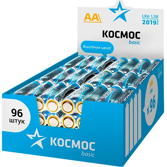 Элемент питания КОСМОС LR06 SR4 (б/б) (96/384)