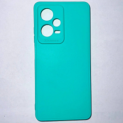 Задняя накладка Мобилис для Xiaomi Redmi Note 12 Pro/Poco X5 Pro, морской зеленый, матовая с защитой камеры