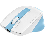 Мышь БП A4Tech Fstyler FG45CS Air2 голубой/белый для ноутбука (7but)