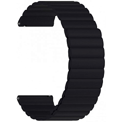 Универсальный силиконовый ремешок LYAMBDA ACRUX 22mm Black (DSJ-32-22-BK)