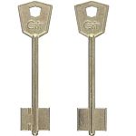 Заготовка ключа Крит-1/Крит-М 100*22,0*17,4 мм, лат., штамп., б/п