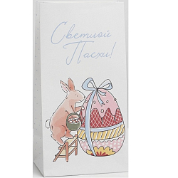Пакет подарочный без ручек «Светлой Пасхи!», 10 × 19.5 × 7 см      7355718