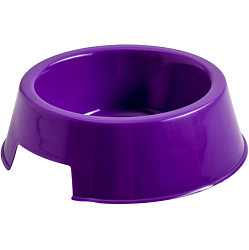 Миска пластиковая 17 х 17 х 5 см, 400 мл, фиолетовая 4716174