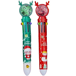 Ручка-прикол Олень с блестками