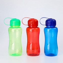 Бутылка для воды, 550 мл, 19 х 7 см, микс 1684711