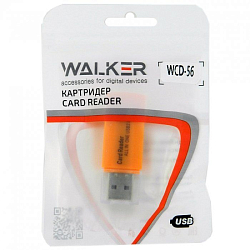 Картридер WALKER WCD-56 "15 in 1" (micro SD, SD, MMC, M2, MS/MS DUO)