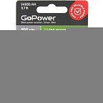 Аккумулятор GoPower 14500 900mAh BL-1 3.7V с защитой выс.конт. (1/6/120)