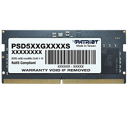 Оперативная память DDR5 16Gb Patriot Signature, 5600 MHz, CL46, DIMM (PSD516G560081)