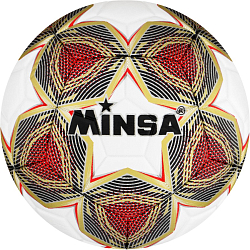 Мяч футбольный MINSA, PU, машинная сшивка, 12 панелей, р. 5 5448294