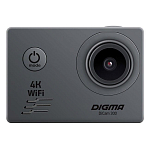 Экшн-камера DIGMA DiCam 300 4K, серый